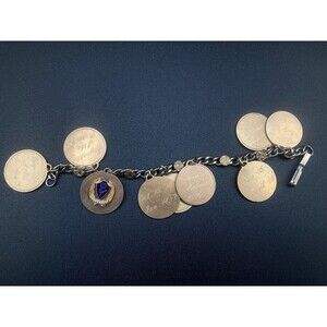 1970's Jaycee's Sorority Charm Bracelet